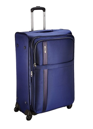 India Desire : Buy VIP Tryst Polyester 55 cms Ink Blue Softsided Cabin Luggage at Rs. 1754 from Amazon [Regular Price Rs 3499]